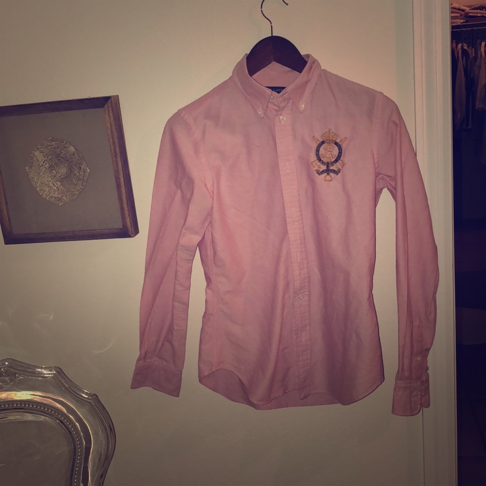 Ralph Lauren pink shirt